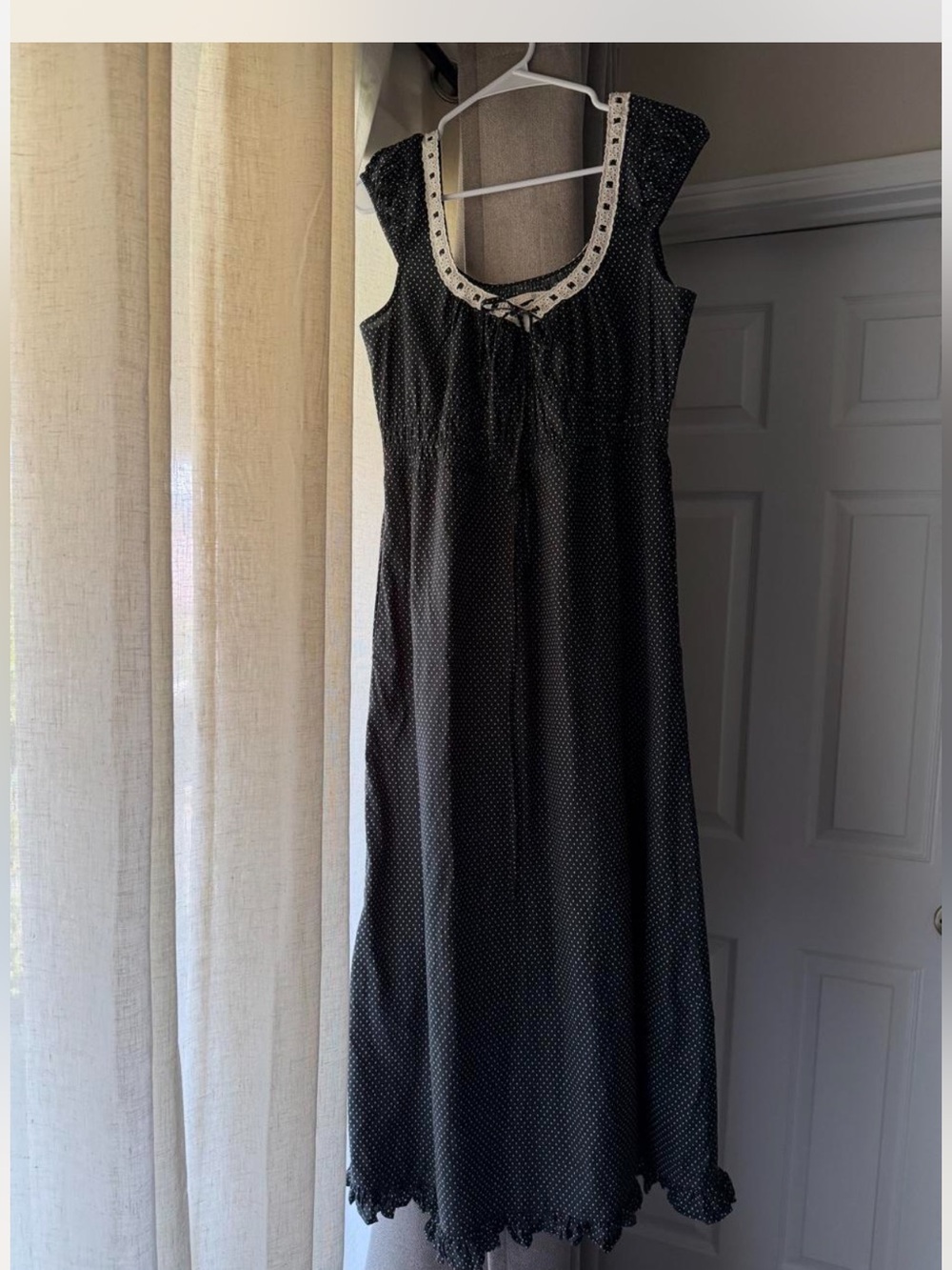 Christy Dawn Kelly Dress in Noir Dot